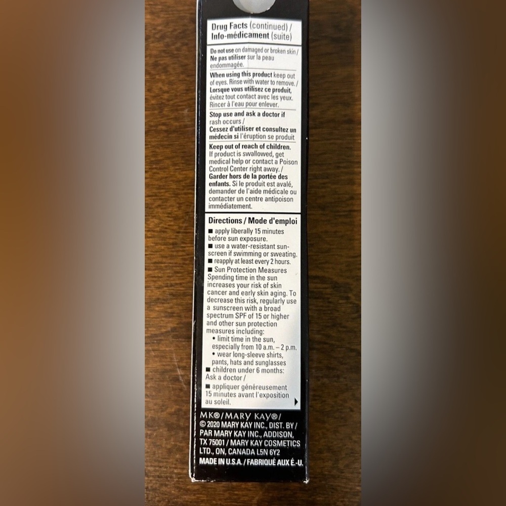 Mary Kay CC Cream Sunscreen Broad Spectrum SPF 15 -Very Deep- 1 fl oz New in Box - Picture 4 of 7